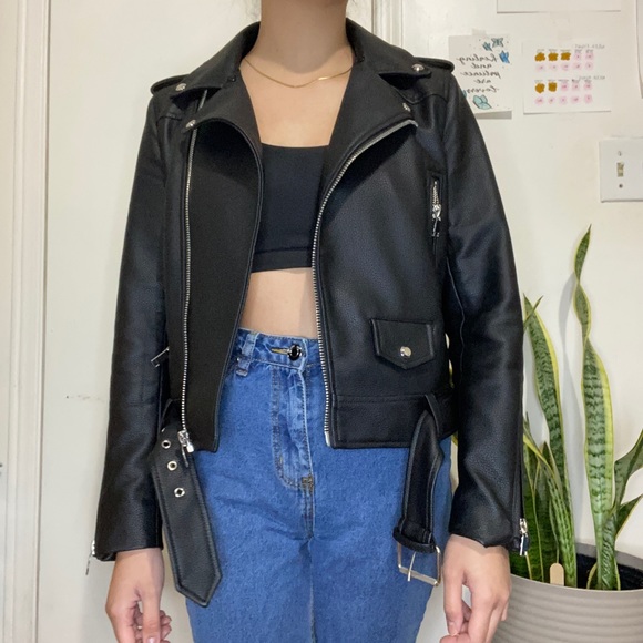 Zara faux leather jacket - Picture 2 of 3